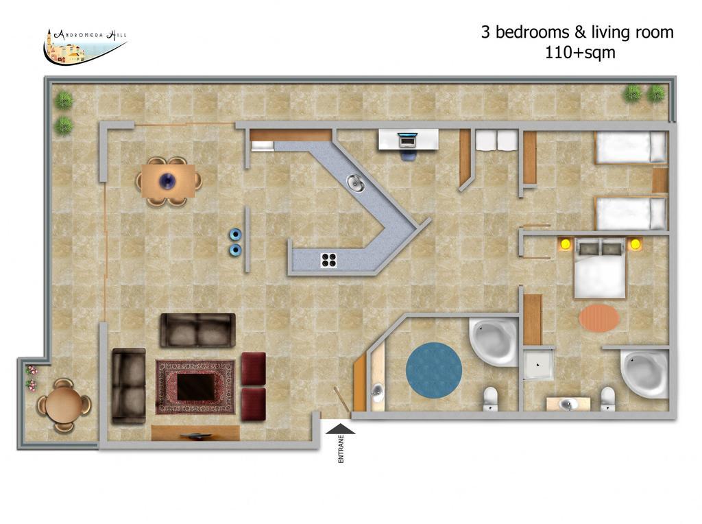 Andromeda Hill Apartments And Spa Tel Aviv Exterior photo